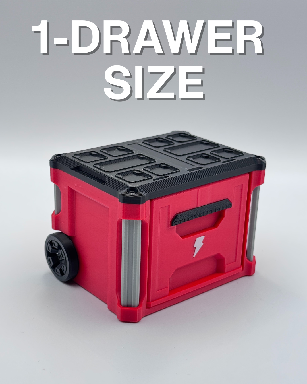Milwaukee Packout Inspired Desktop Accessory | The Original | 3D Printed Storage Solution | Christmas Gift