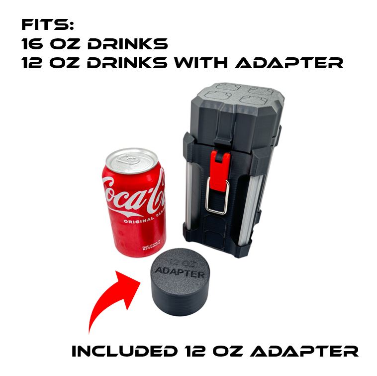 Milwaukee Blackout Packout Inspired Drink Holder | Cup Holder | The Original | 3D Printed | Christmas Gift