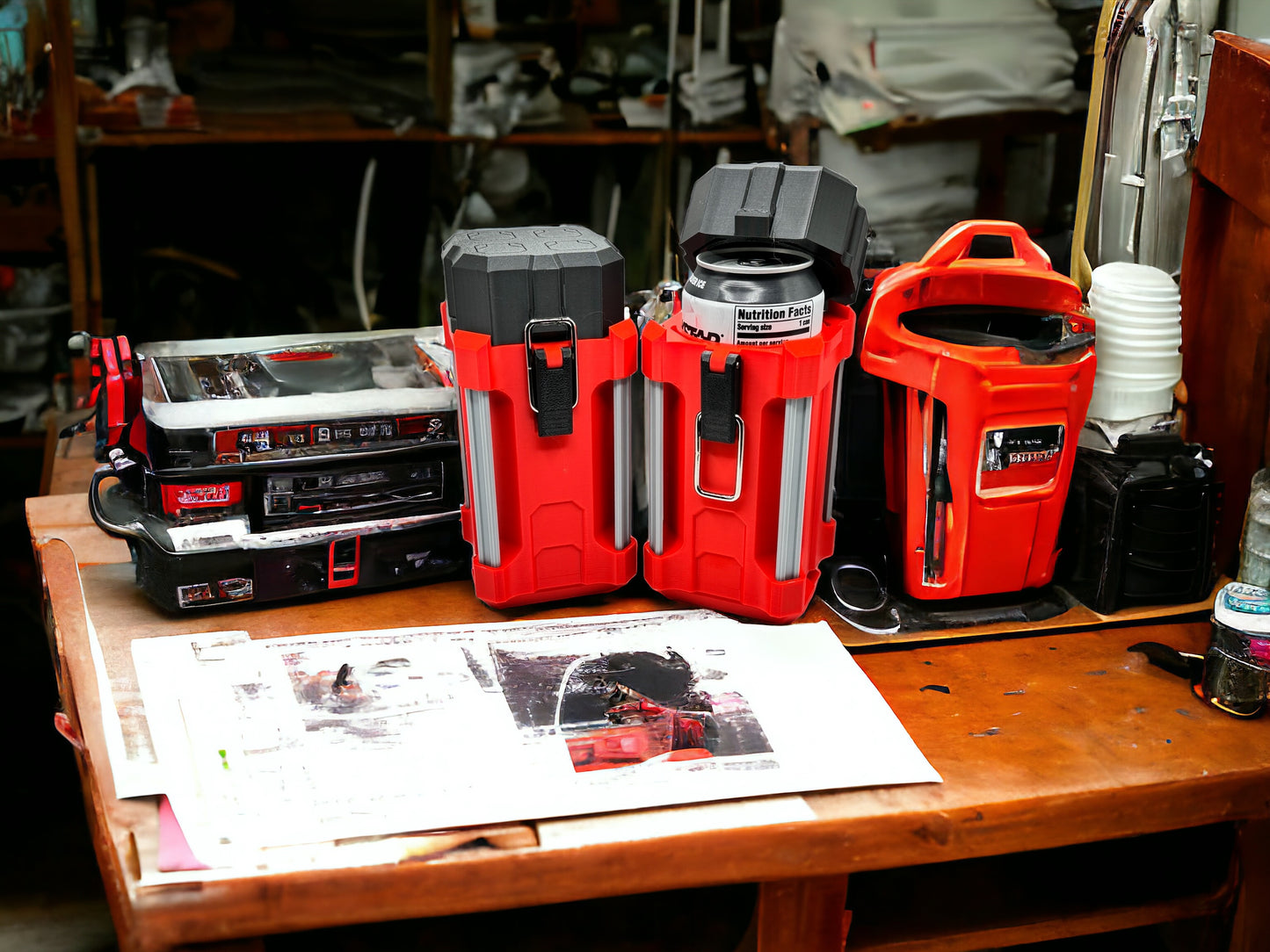 Milwaukee Packout Inspired Drink Holder | The Original | 3D Printed Cup Holder