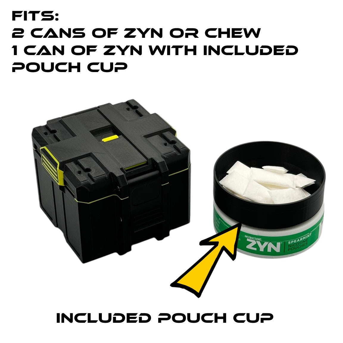 DeWalt Tough System Inspired ZYN Case | The Original | 3D Printed Case | Christmas Gift