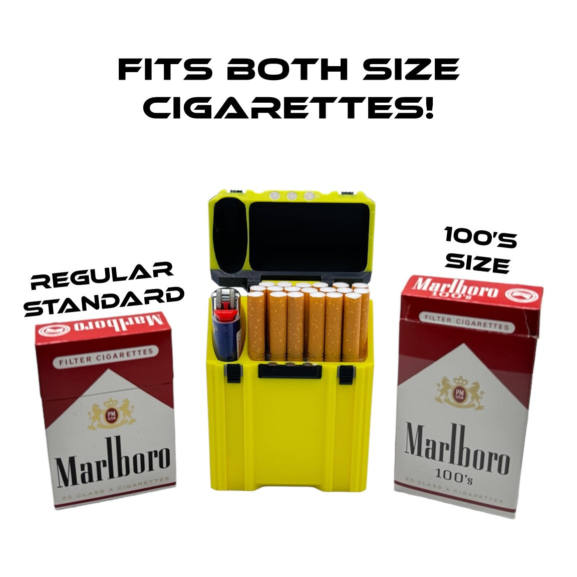 DeWalt Tough System Inspired Cigarette Case | The Original | 3D Printed Cigarette Case | Christmas Gift