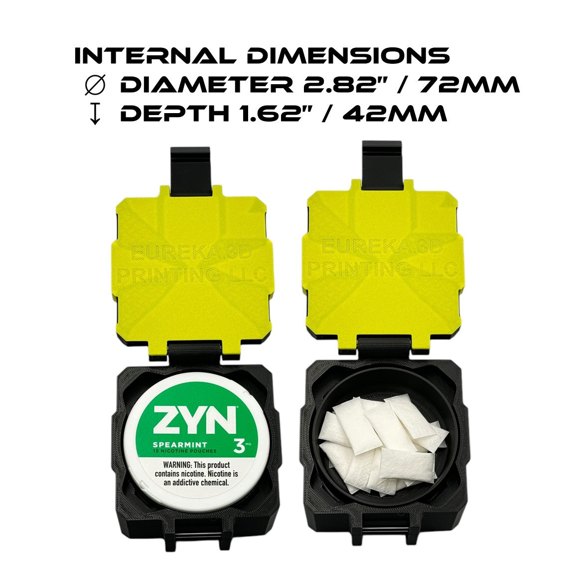 DeWalt Tough System Inspired ZYN Case | The Original | 3D Printed Case | Christmas Gift