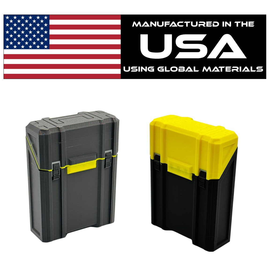 DeWalt Tough System Inspired Cigarette Case | The Original | 3D Printed Cigarette Case | Christmas Gift