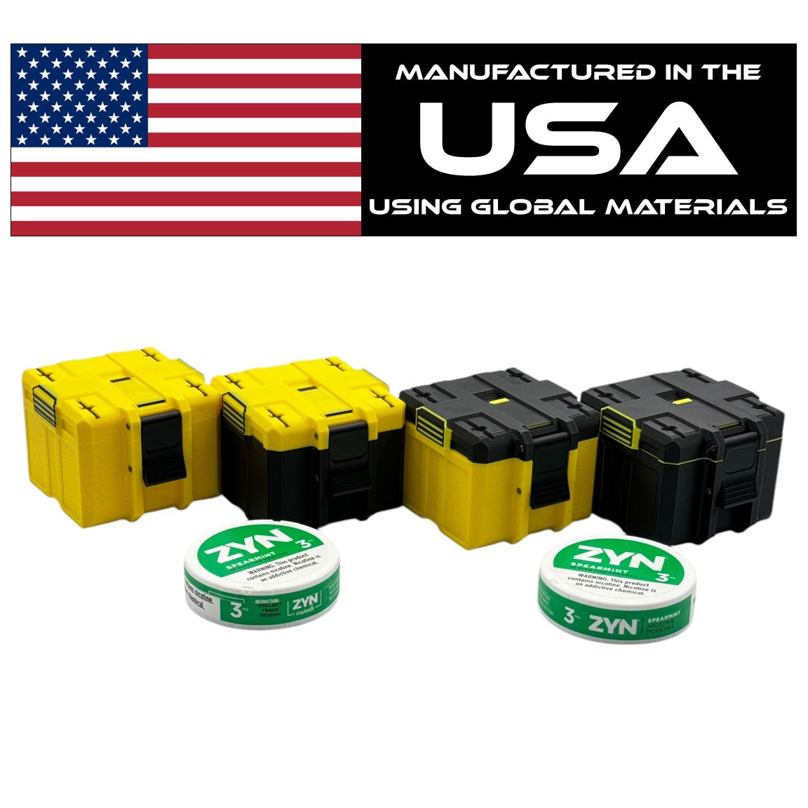 DeWalt Tough System Inspired ZYN Case | The Original | 3D Printed Case | Christmas Gift