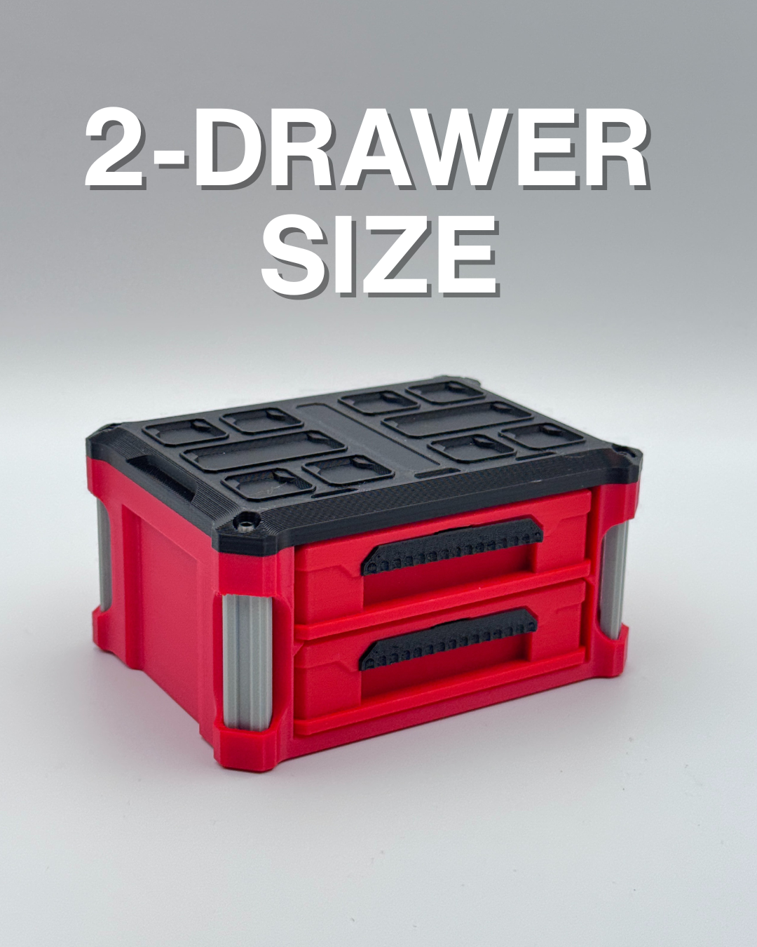 Milwaukee Packout Inspired Desktop Accessory | The Original | 3D Printed Storage Solution | Christmas Gift