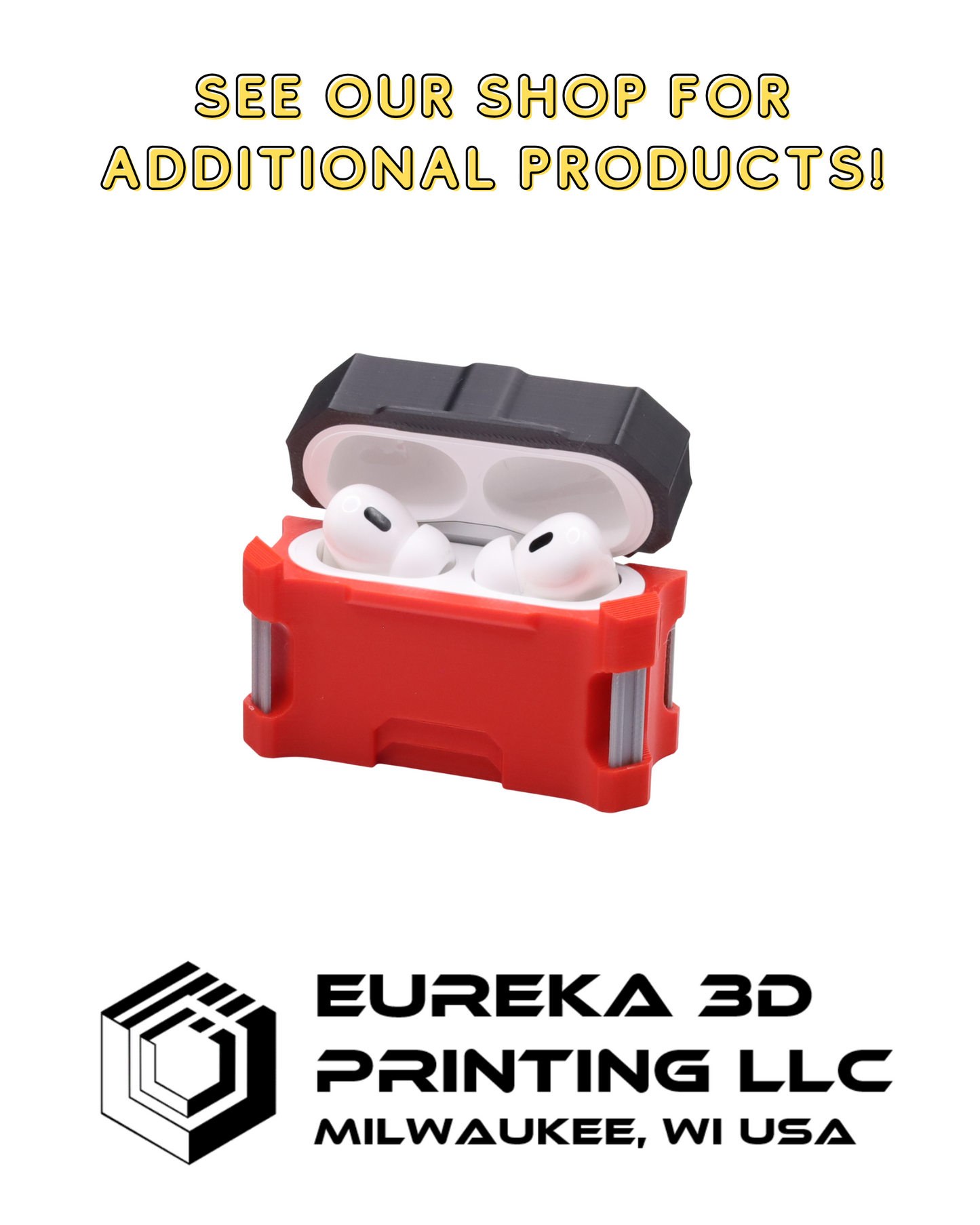 Bikini Bottom AirPod Case with Mini Beach Chair Display | The Original | 3D Printed Airpod Case
