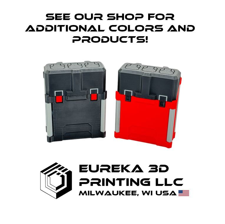 packout cigarette case Milwaukee Inspired | The Original | 3D Printed Case milwaukee packout cigarette case milwaukee
